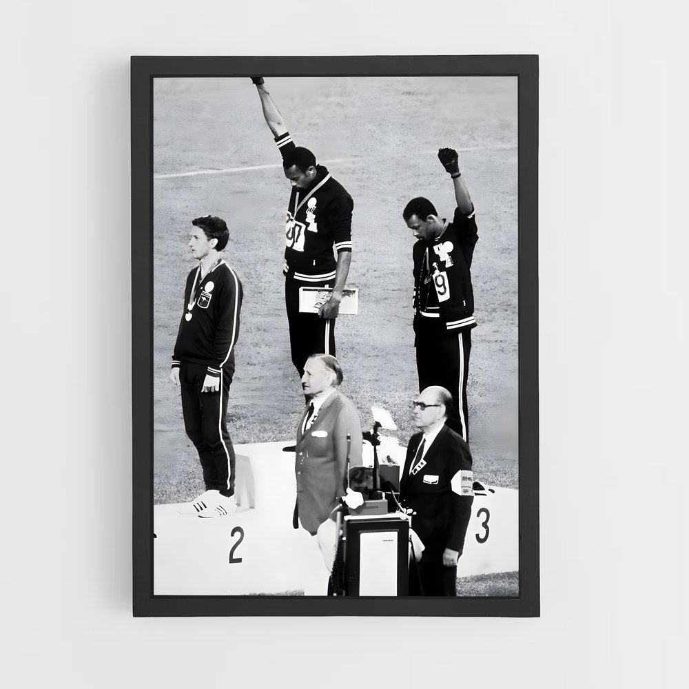 Poster Podium de l'Histoire – affiche Jeux Olympiques (vue 2)